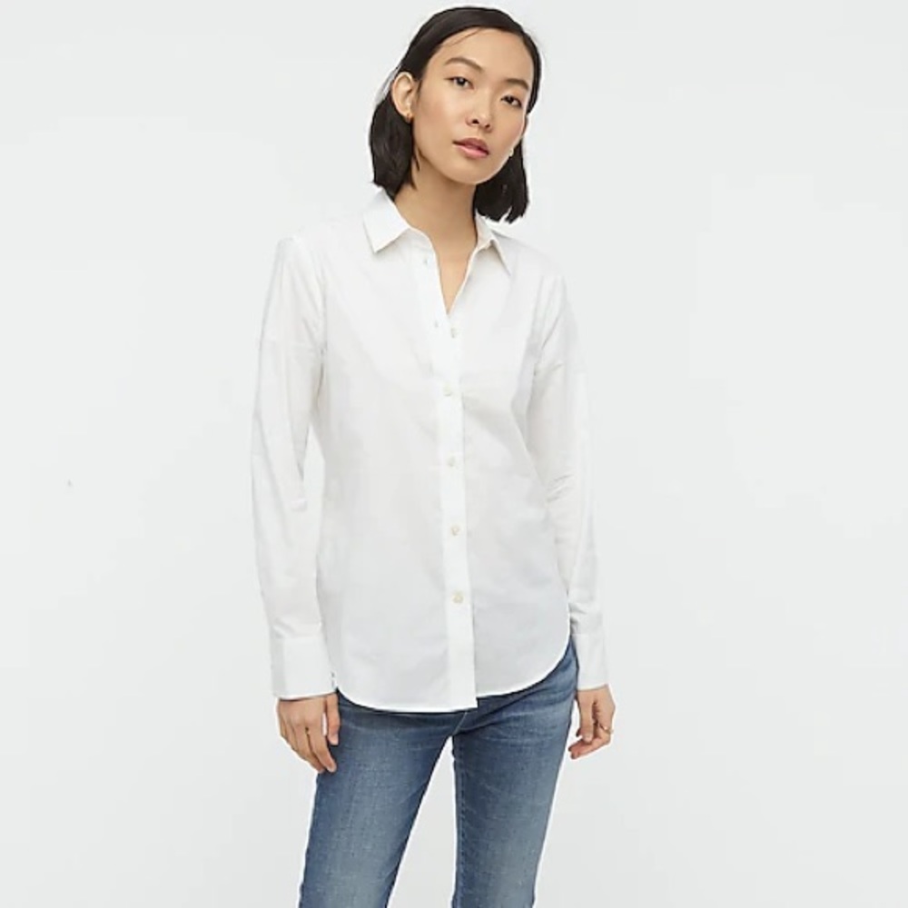 JCrew Factory White Button Up